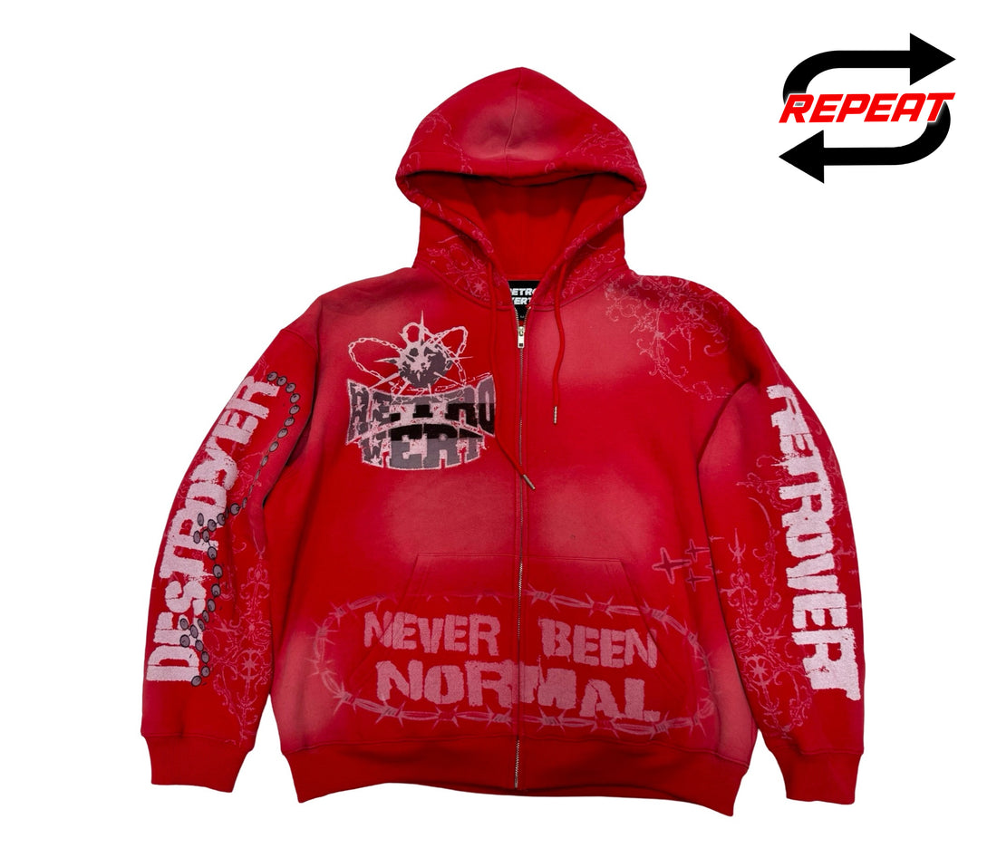 Retrovert 'Destroyer' Pullover (Red)