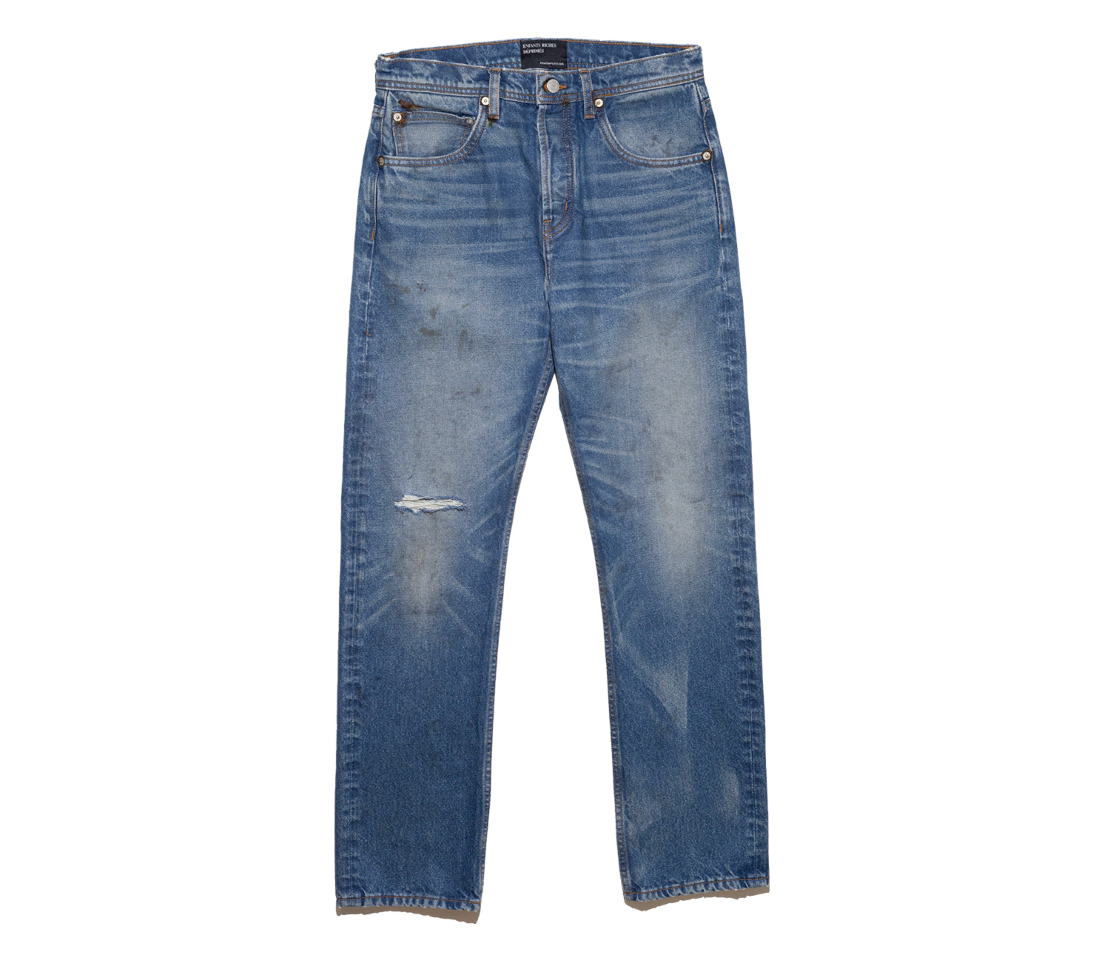 Enfants Riches Deprimes Straight Leg 'Antique'  Denim (Medium Blue)