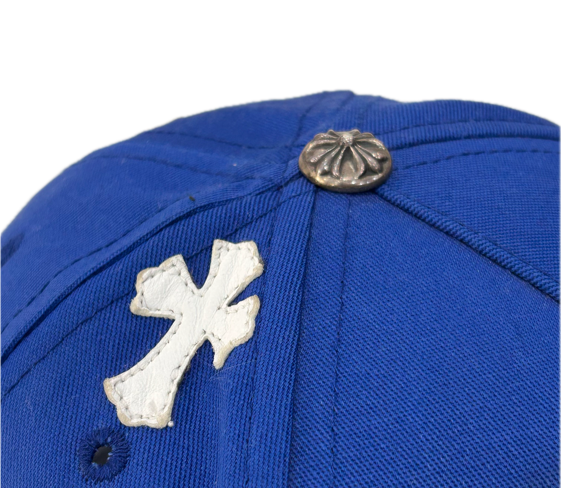 Chrome Hearts 'Cross Patch' Baseball Hat (Blue)