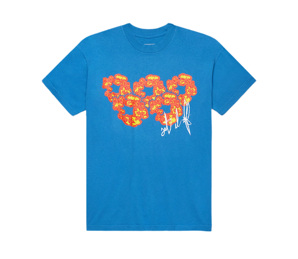 Denim Tears X Offset '5 Rings' Tee (Blue) | Repeat Atlanta