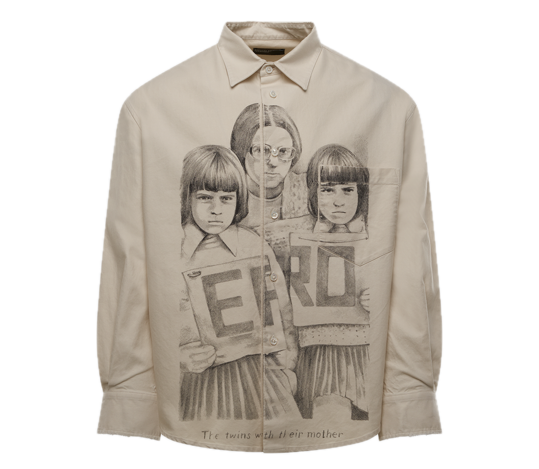 Enfants Riches Deprimes 'Henri's Everyday Twins With Mother' Shirt (White/Black)