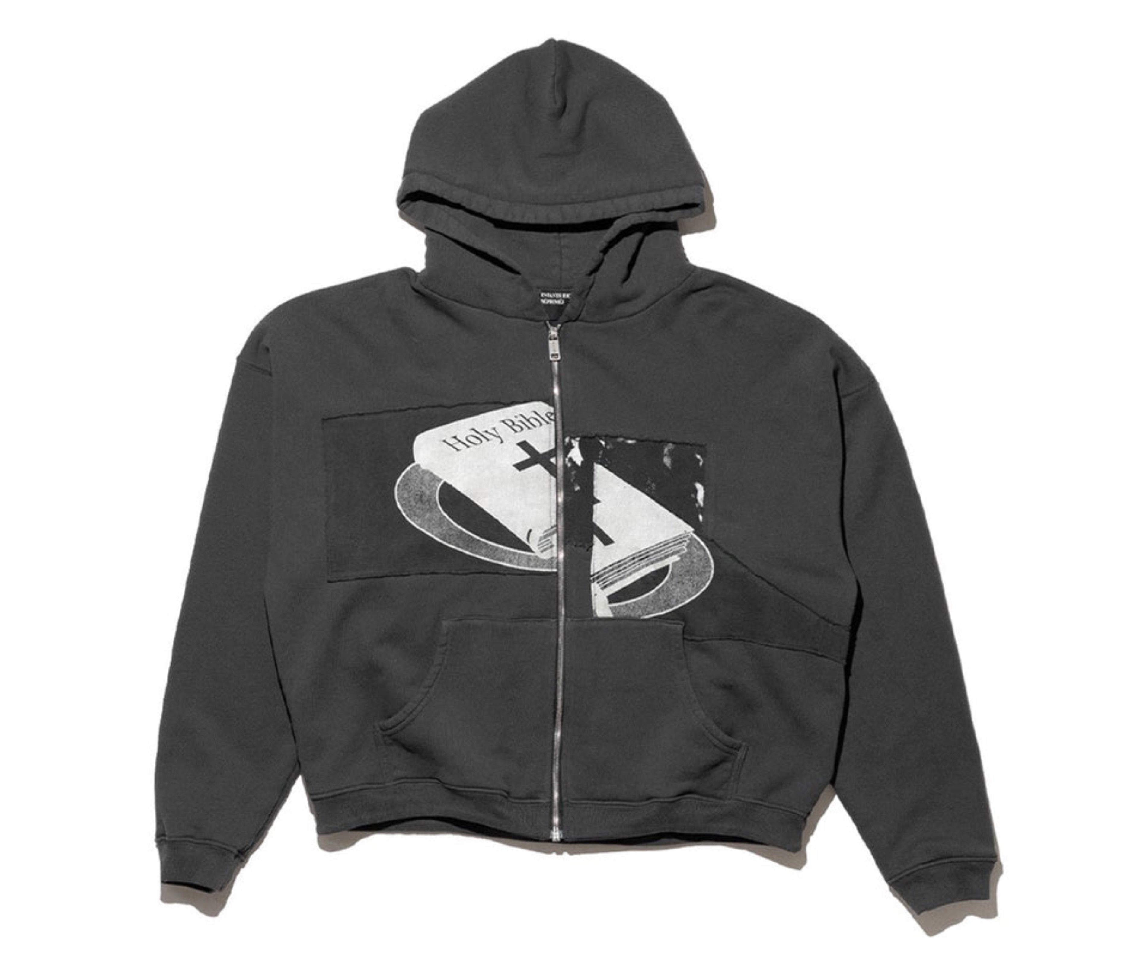 Enfants Riches Deprimes 'Holy Bible Assemblage' Zip Up Hoodie (Black)