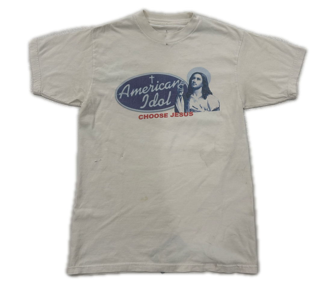 Repeat Vintage American Idol 'Choose Jesus' 2001 (White)