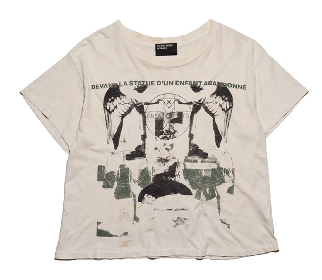Enfants Riches Deprimes 'Nun Kicks Baby' Tee (White)