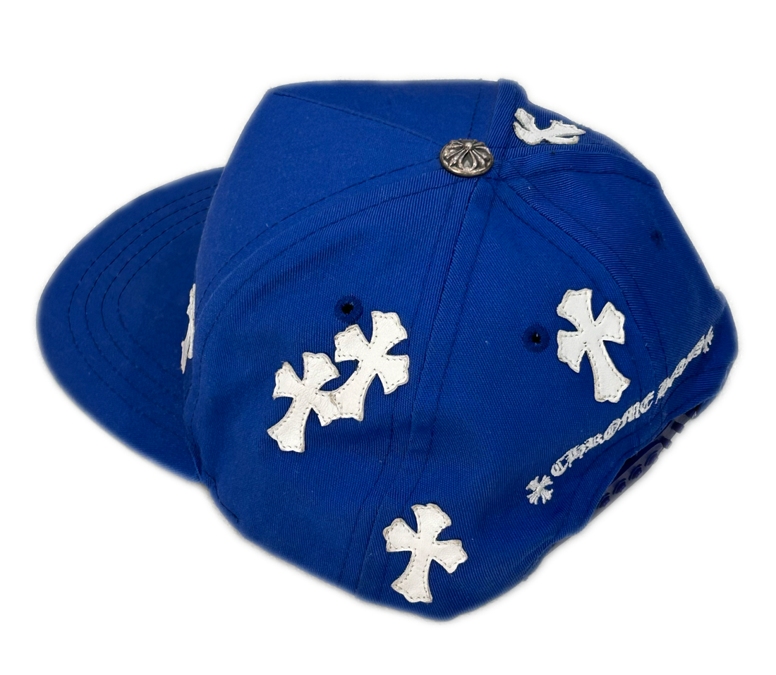 Chrome Hearts 'Cross Patch' Baseball Hat (Blue)