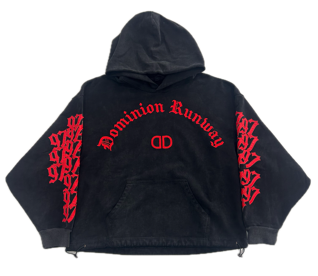 Dominion '97' Hoodie (Black/Red)