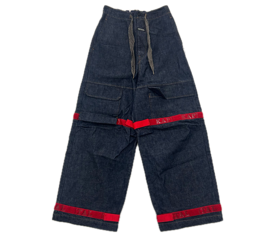 Kapital 'Nouvelle Shuttle' Pants (Blue/Red)