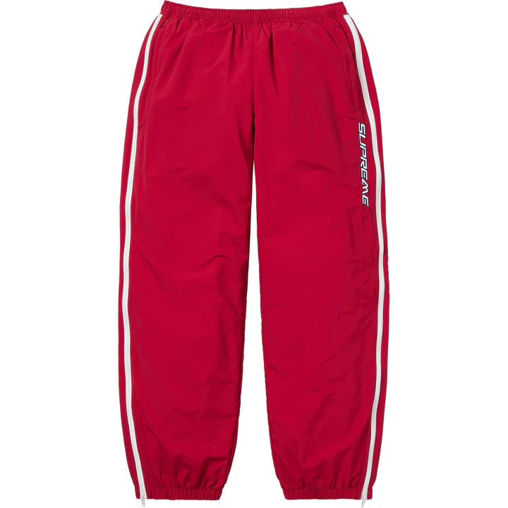 Supreme ‘Contrast Zip’ Warm Up Pants (Red)