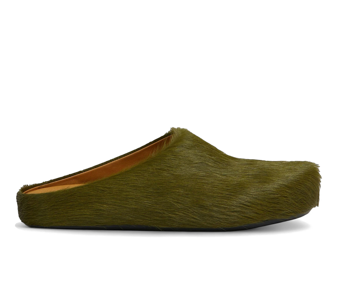Marni Mule in Deep Sage, style SBMR000600P4122
