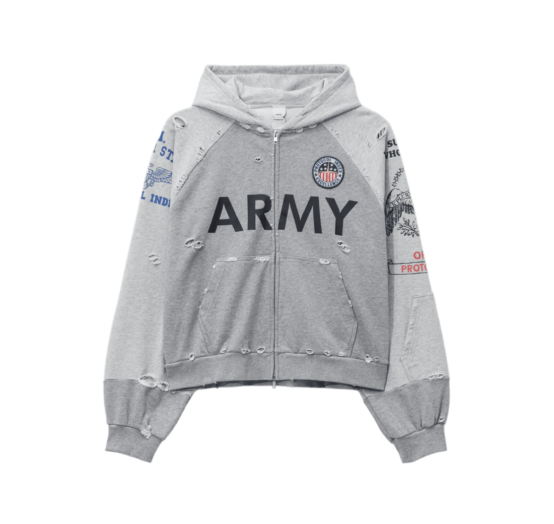 Protocol Index Reconstructed Zip-Up (Grey)